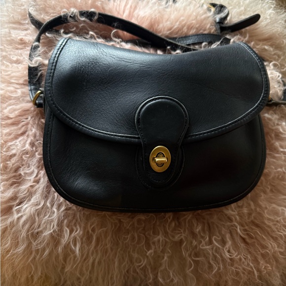 Coach Prairie Black Leather Bag - 9954